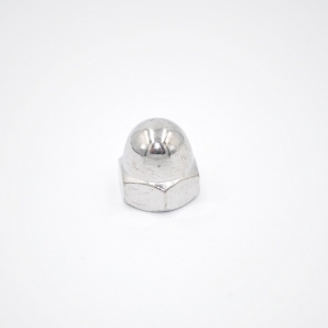 M6 CHROME PLATED STEEL DOME NUT