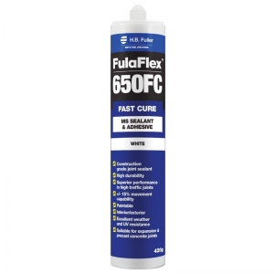 FULAFLEX 650FC HYBRID POLYMER SEALANT WHITE 420G CARTRIDGE
