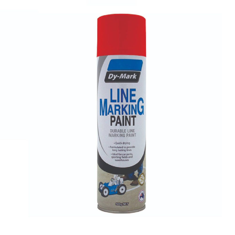 DY-MARK LINE MARKING PAINT RED 500gm