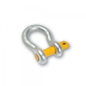 M13 GOLD/YELLOW (16MM PIN) BOW SHACKLE GR'S' WLL2.0T