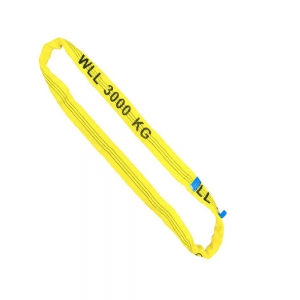 3T x 3mtr ROUND SLING - YELLOW