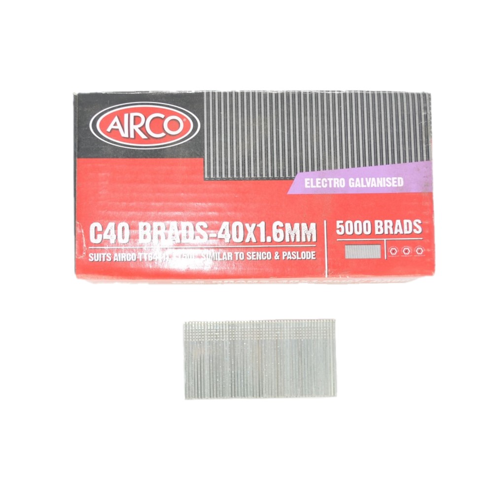 AIRCO C40 BRADS (5000 BOX)