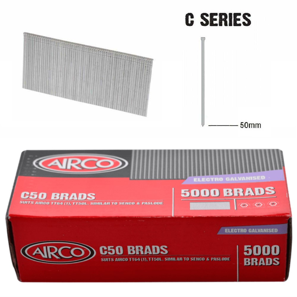 AIRCO C50 BRADS (5000 BOX)