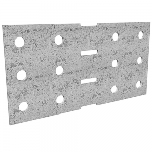 200 x 105 x 3mm BACKING PLATE - M10 HOLES