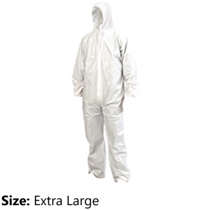 DISPOSABLE PROVEK COVERALL WHITE (EXTRA LARGE)
