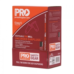 PRO-BELL PU EARPLUGS UNCORDED BOX 200