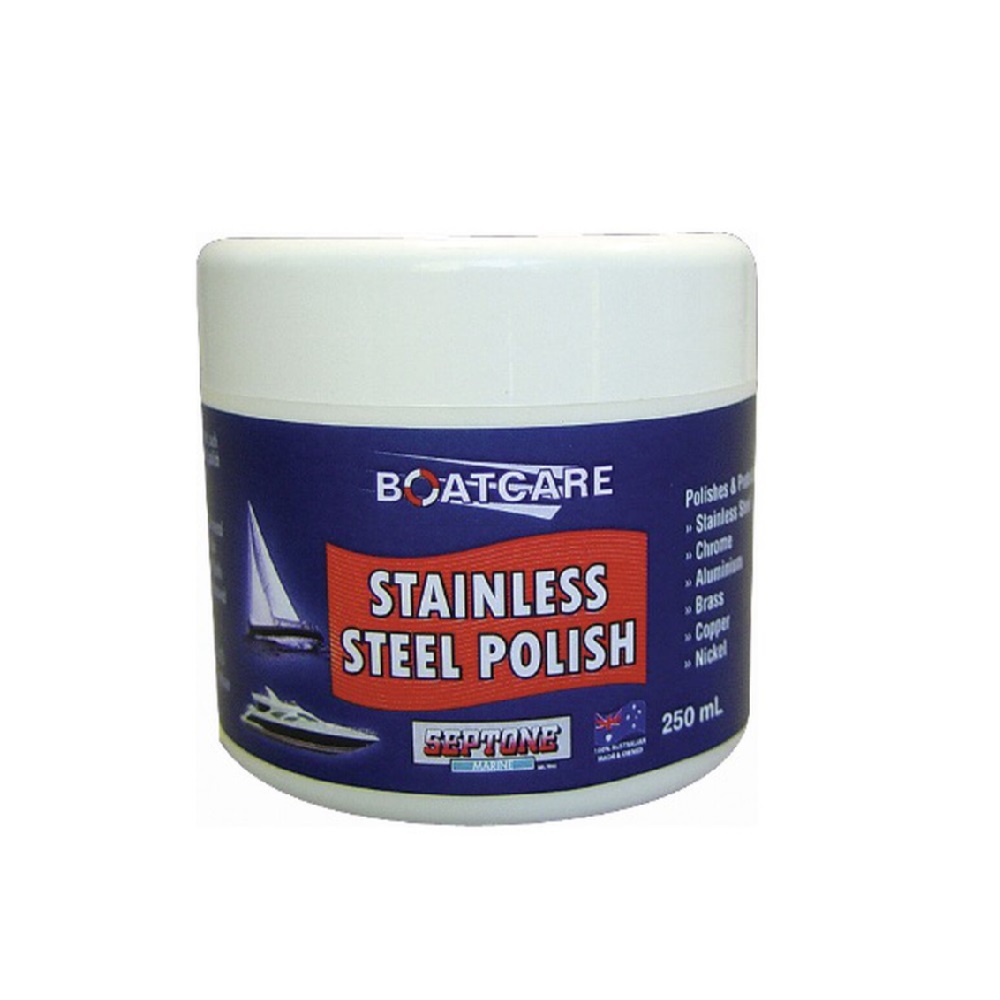 SEPTONE STAINLESS STEEL CLEANER & POLISH - 250gm