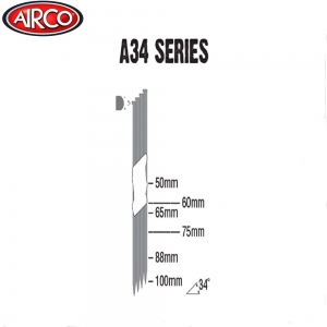 AIRCO 3.06 X 75mm PLN SHANK ELECTROGAL FRAMING NAILS BOX3000