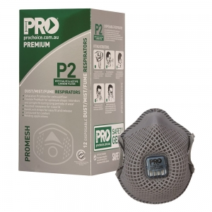 P2 PRO-MESH RESPIRATOR DUST MASK - VALVE AND CARBO