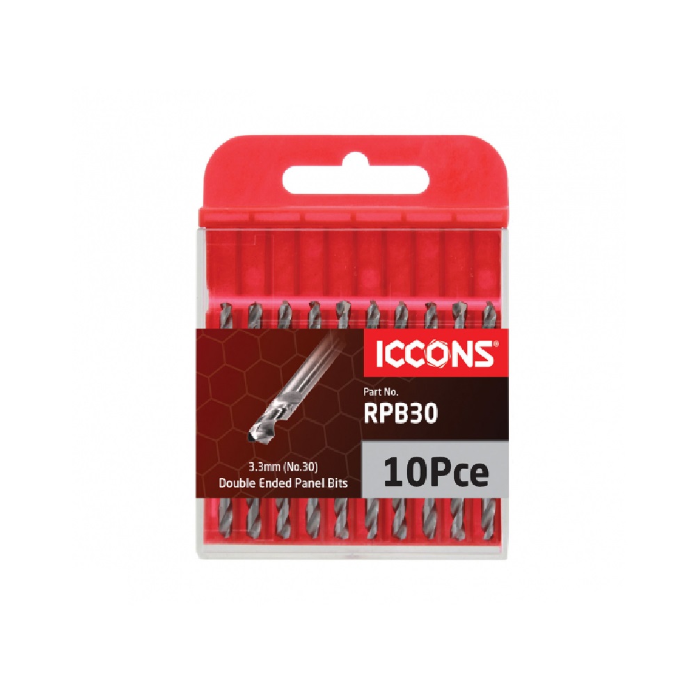 ICCONS No.30 DOUBLE ENDED PANEL DRILL - BULK PACK 10