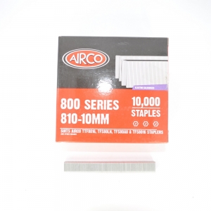 AIRCO SF80100 STAPLES (810) 10mm X 12.9mm (10,000 BOX)