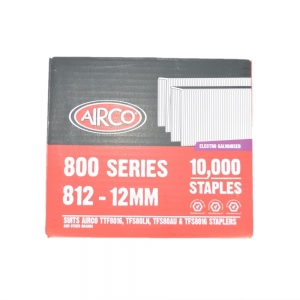 AIRCO SF80120 STAPLES (812) 12mm X 12.9mm (10,000 BOX)