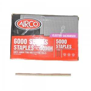 AIRCO 6040 40 X 1.20 X 5.5 MEDIUM WIRE STAPLES (BOX 5000)