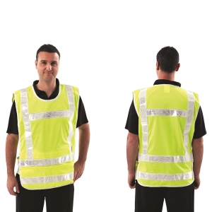 YELLOW DAY USE SAFETY VEST - LARGE