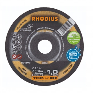 RHODIUS 125 x 1.0 x 22 INOX METAL CUT OFF DISC